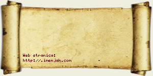 Natalija Aranđelović vizit kartica